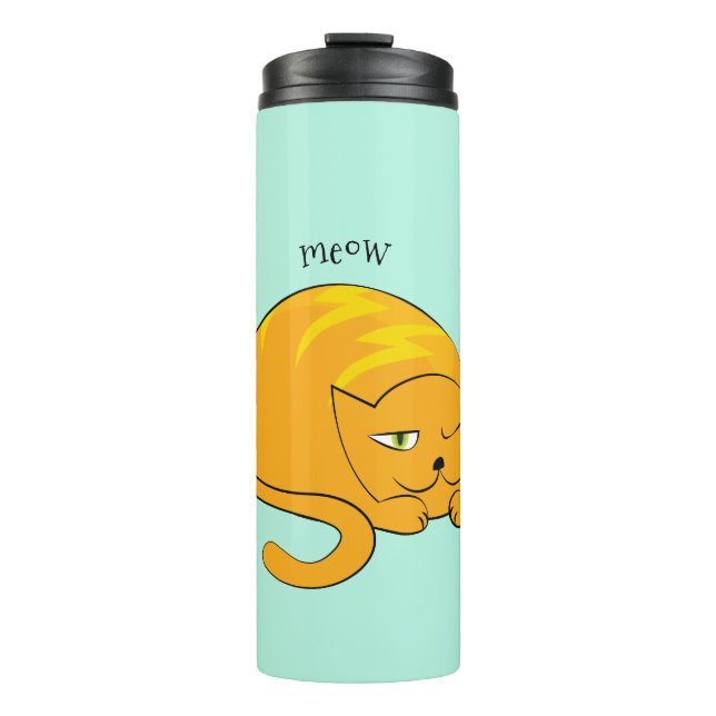 Termo Gato Naranja de búsqueda (Anverso)