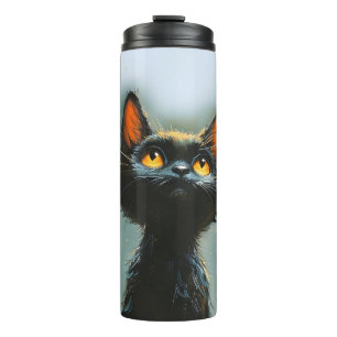 Termo Gato negro encantado