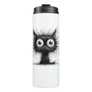 Termo Gato negro Fiesta de disfraces de Halloween gato g