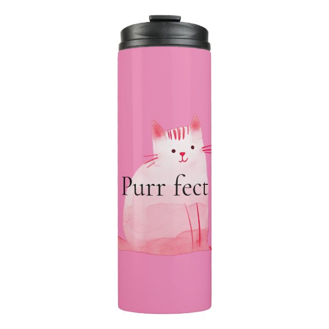 Termo Gato Pink Purrfect (Anverso)