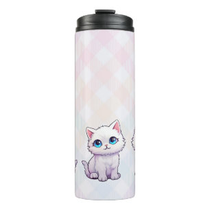 Termo Gato rosado