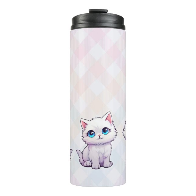 Termo Gato rosado (Anverso)