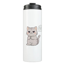 Termo Gato sin preocupaciones "No es mi problema" Diseño