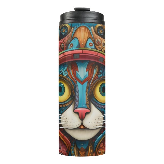 Termo Gato steampunk 21 de 21 (Anverso)