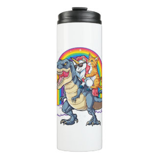 Termo Gato Unicornio Dinosaurio T rex Kitten amante