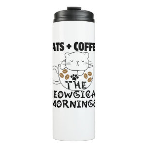 Termo Gatos + Café = Mañana meowgical.w
