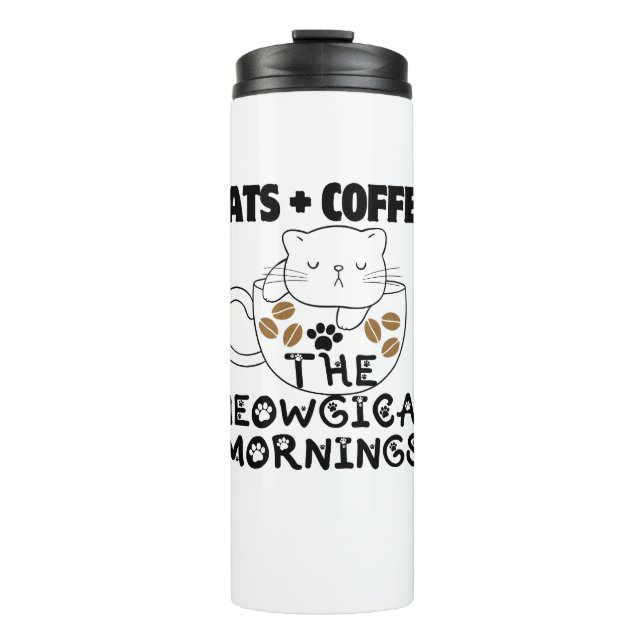 Termo Gatos + Café = Mañana meowgical.w (Anverso)