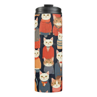 Termo Gatos en tumbler