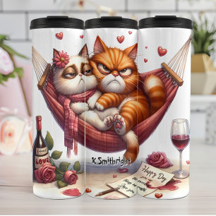 Termo Gatos gruñidos de Hamaca