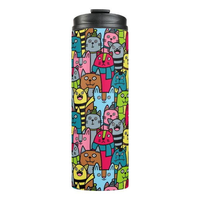 Termo Gatos y gatos (Anverso)