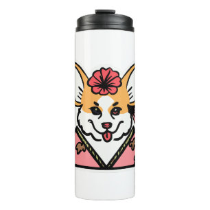 Termo Geisha Corgi Dog Lover Welsh