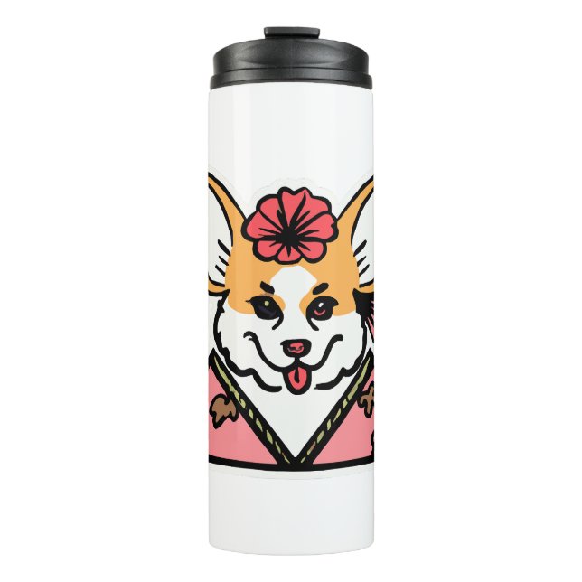 Termo Geisha Corgi Dog Lover Welsh (Anverso)