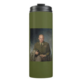 Termo General Dwight Eisenhower Retrato pintado de 5 est