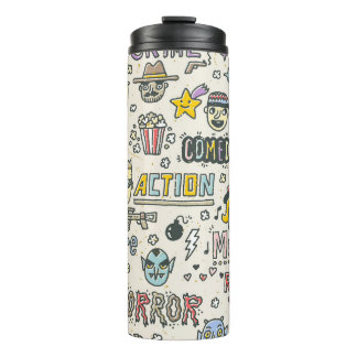 Termo Géneros de películas: TV muestra conjunto de doodl