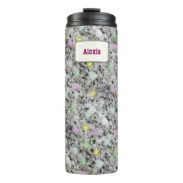 Termo Geology Pastel Rock Textura Nombre personalizado