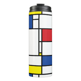 Termo Geometría Minimalista mondrina De Stijl Arte Moder