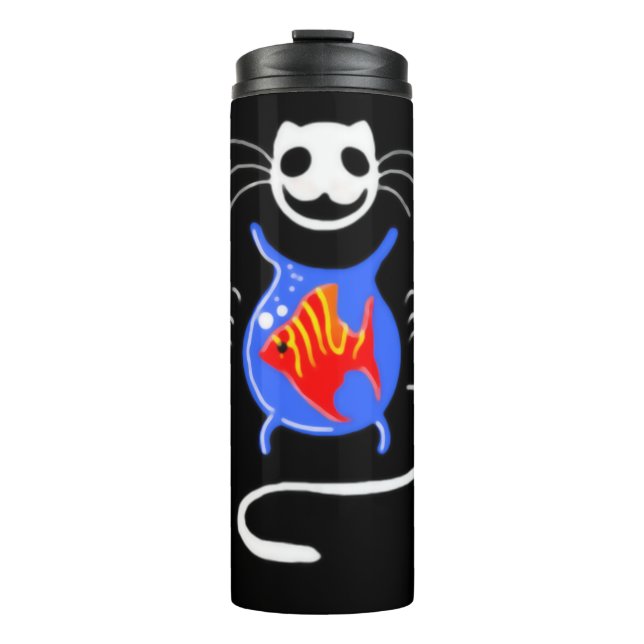 Termo Ghost Kitty Cat Thermal Tumbler (Anverso)