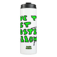 Ghostly Halloween Thermal Tumbler