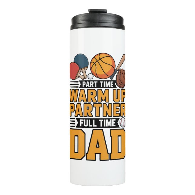 Termo Gift for Dad - Funny Sporty Dad Design (Anverso)