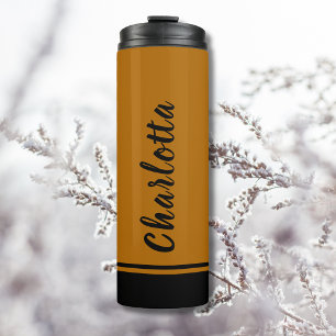 Termo Ginger Black   Elegante   Mínimo personalizado