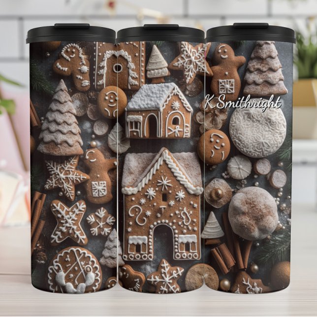 Termo Gingerbread Cookies Pattern (Subido por el creador)