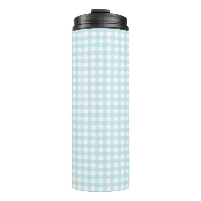Termo Gingham azul (Anverso)