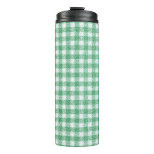 Termo Gingham Verde Menta 
