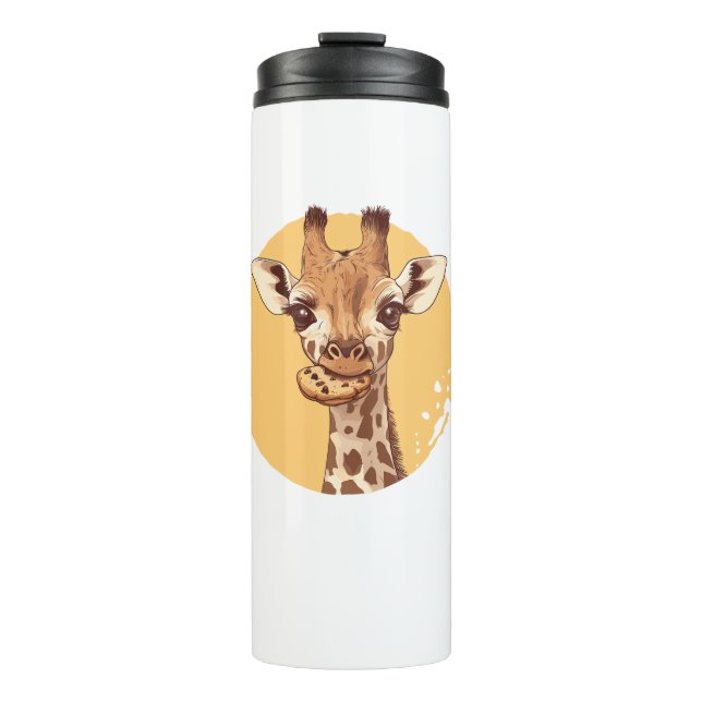 Termo Giraffe Con Cookie Mouth Funny (Anverso)