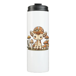 Termo Giraffe Cottagecore Mushroom _1