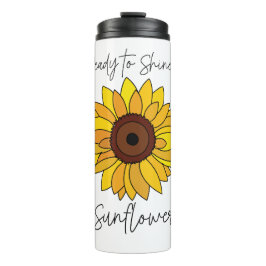 Termo Girasol Listo Para Brillar Girasol