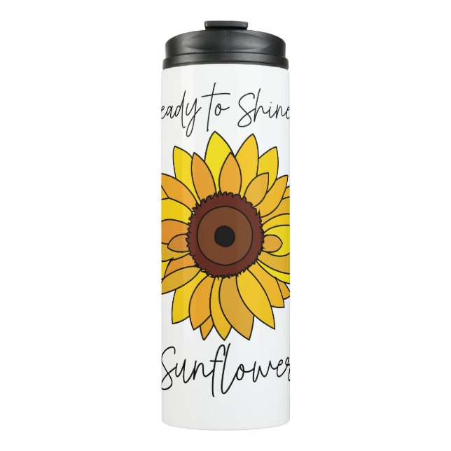 Termo Girasol Listo Para Brillar Girasol (Anverso)