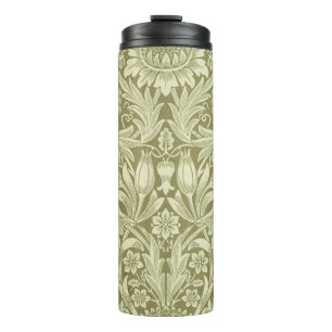 Termo Girasol William Morris Vintage Damask Oliva