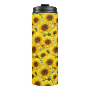 Termo Girasoles floreciendo