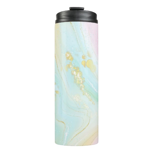 Termo Girly Modern Pastel Unicorn (Anverso)