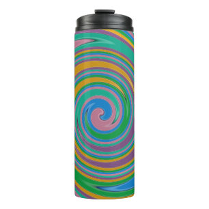 Termo Giro de rayas arcoiris