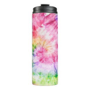 Termo Giros de verano: Patrón de tinta-tinte Pastel