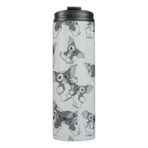 Termo Gizmo   Patrón blanco y negro