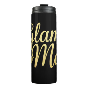 Termo Glam Ma Corazón de Oro Mamá Abuela Día de la Madre