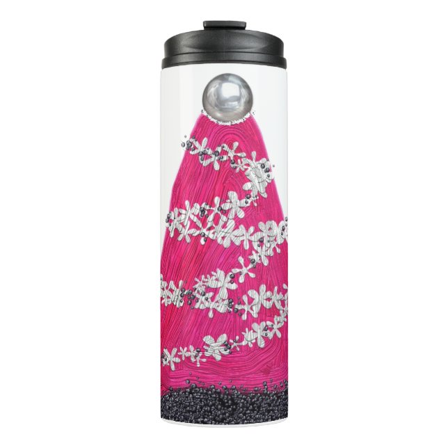 Termo Glam Pink Christmas Tree (Anverso)