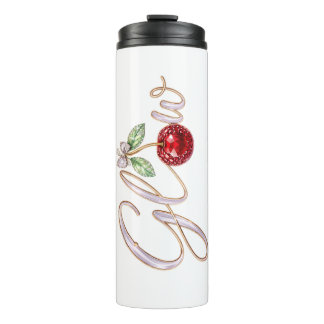 Termo Glow Cherry – Glam Thermal Tumbler