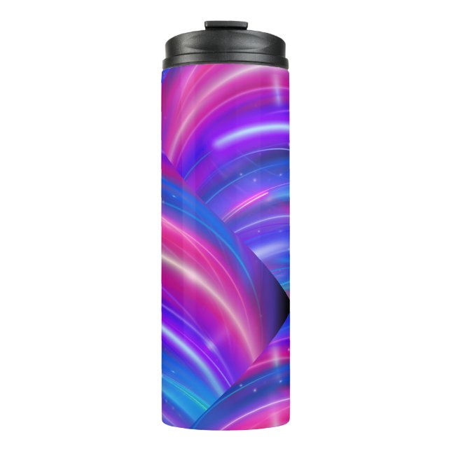 Termo Glow Stripes - Vibrant & Dynamic (Anverso)