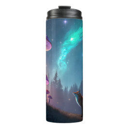 Termo Glowing Mushroom Forest Fox Fantasy Art