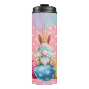 Termo Gnome de Pascua Polkadot Huevos Gigantes