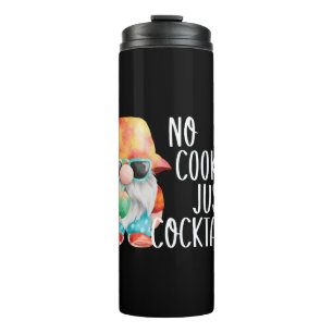 Termo Gnome de playa No Cookies Tropical