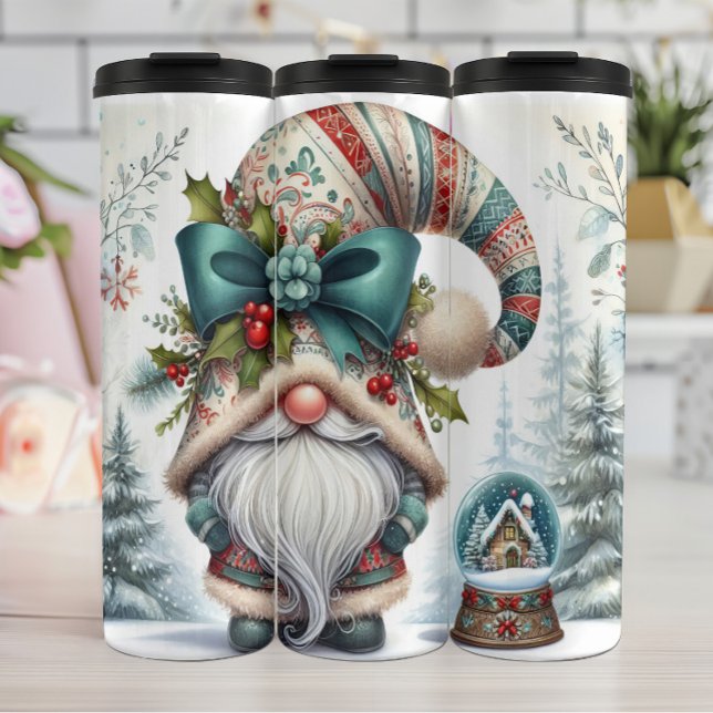 Termo Gnome de vacaciones con Gorra de cinta (Subido por el creador)