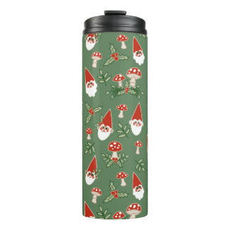 Termo Gnomes and Mushrooms on Fern Thermal Tumbler