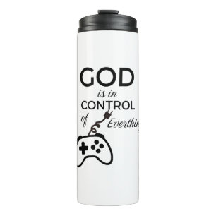 Termo God Is In Control Christian Insulated Tumbler - Fa