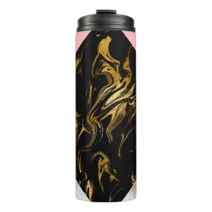 Termo Gold Glam Purpurina Marble