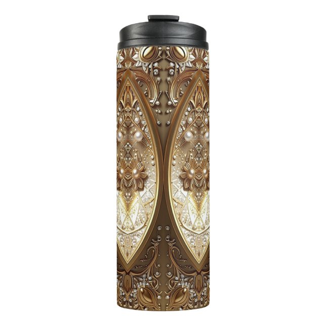 Termo Golden Ornate Thermal Tumbler (Anverso)