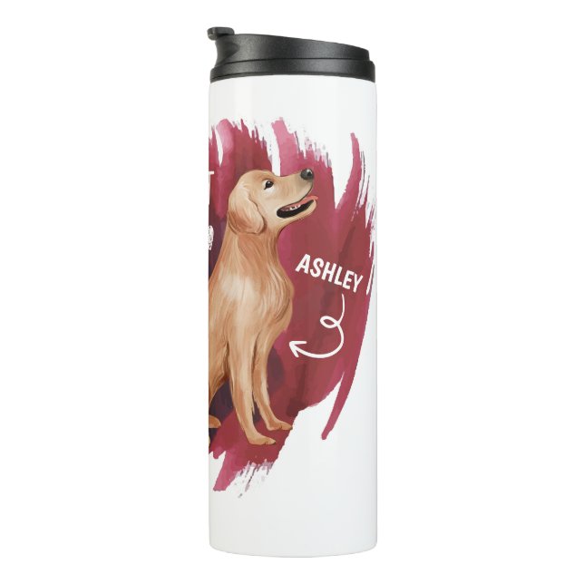 Termo Golden retriever Regalo adorable para Papá Perro M (Rotado hacia la derecha)